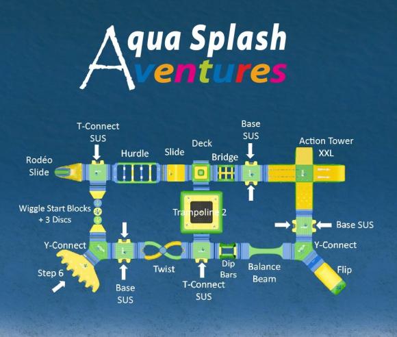 plan de l'aquaparc wibit de aqua splash aventures